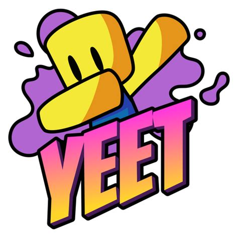 Roblox Yeet Sticker - Sticker Mania