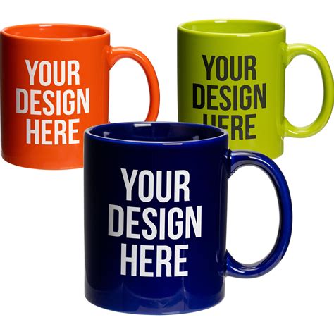 Marketing Traditional Ceramic Coffee Mugs (11 Oz., 3.15" x 3.75")