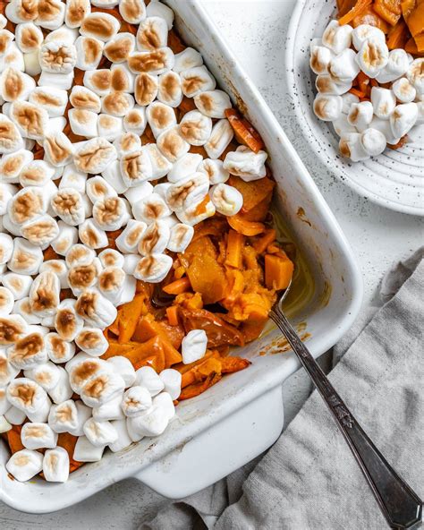 Vegan Candied Yams with Marshmallows - Food Sharing Vegan