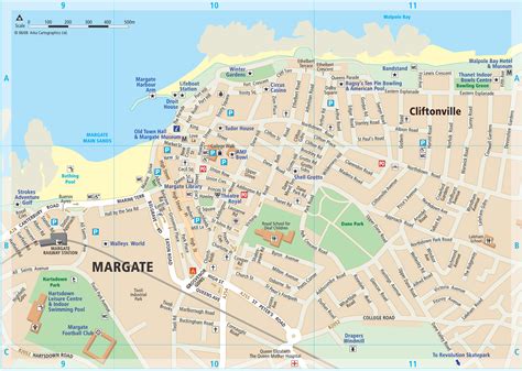 Margate TouristMap Map - Margate • mappery