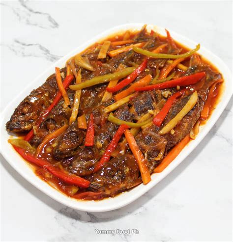 Fish Escabeche Recipe na Isdang Galunggong » Yummy Food Ph