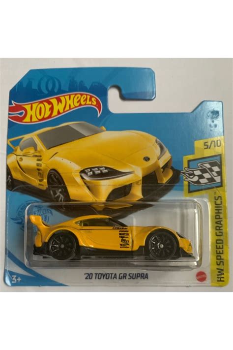 Hot Wheels 2020 Toyota GR Supra-Yellow With Black Wheels-HW Speed Graphics -Hard To Find ...