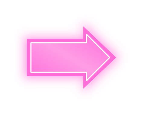 Neon Pink Arrow Banner, Neon Arrow 10977365 PNG