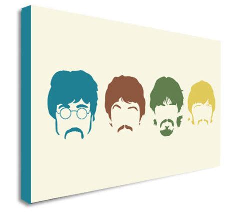 The Beatles Pop Art Canvas Wall Art Framed Print - Various Sizes – FAB CANVAS ART