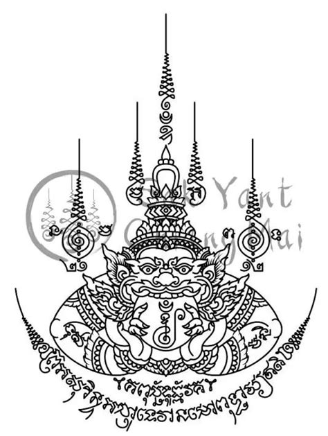 Sak Yant Designs and Meaning | Explained by Sak Yant Masters | Sak yant tattoo, Thai tattoo ...