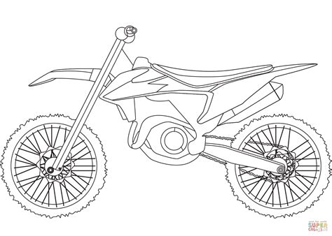 Dirt Bike coloring page | Free Printable Coloring Pages