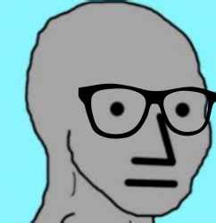 glasses | NPC Wojak | Know Your Meme