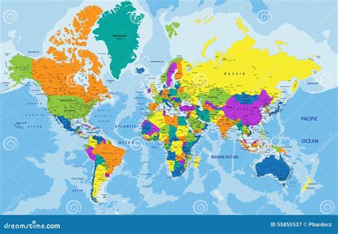 World Map Labeled Clearly - Draw A Topographic Map