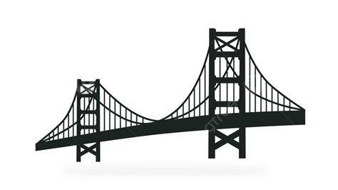 Golden Gate Bridge Vector PNG, Vector, PSD, and Clipart With ...