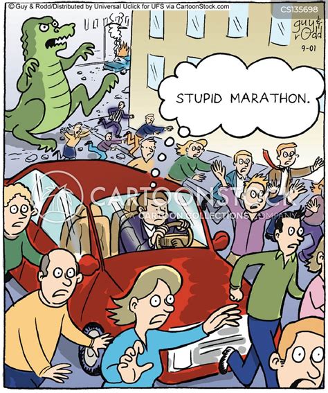 Running Cartoons and Comics - funny pictures from CartoonStock