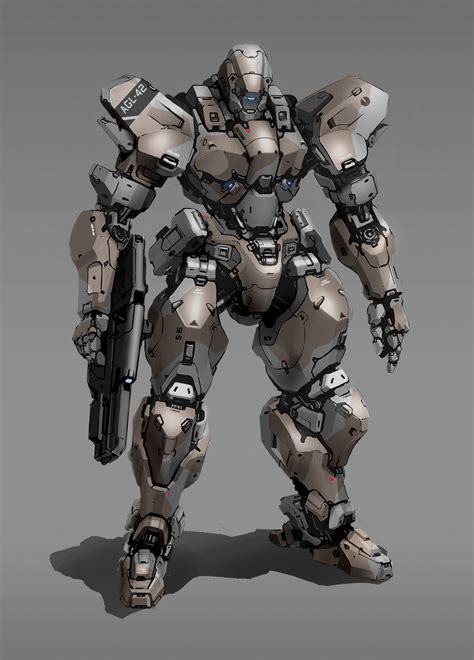 ArtStation - Rifle mech