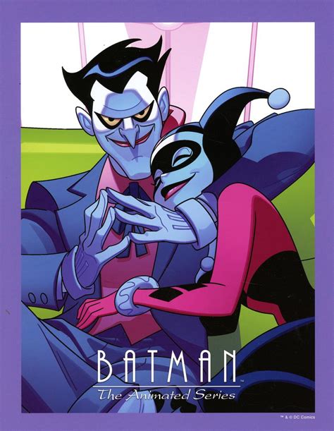 Batman The Animated Series Game Joker & Harley Quinn Mini Print