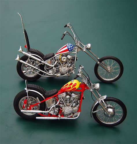 Harley Davidson Motorcycle 1969 Easy Rider Movie Billy Bike Chopper Metal Model ...