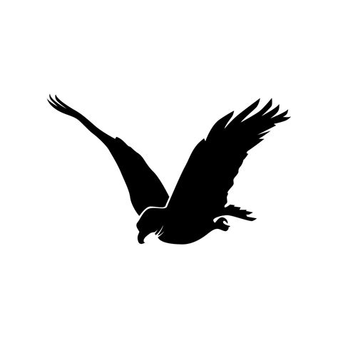 eagle silhouette, flying eagle silhouette, flying eagle, flying bird illustration 4975827 Vector ...