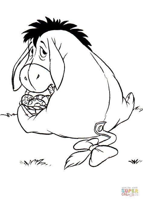 Winnie The Pooh And Eeyore Coloring Pages