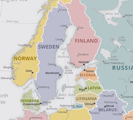 Baltic Sea Europe Map - United States Map