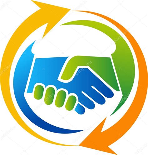 Handshake Logo Clipart Designs