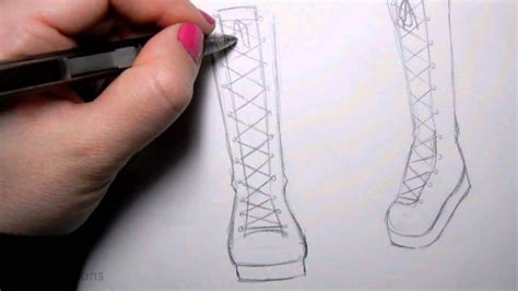 How To Draw Anime Boots - Tomorrowfall9