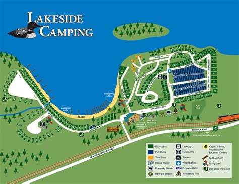 Lakeside Camping :: Site Map & Rules