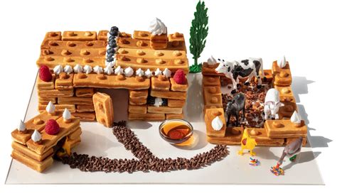 Waffle Maker That Creates LEGO Style Building Bricks