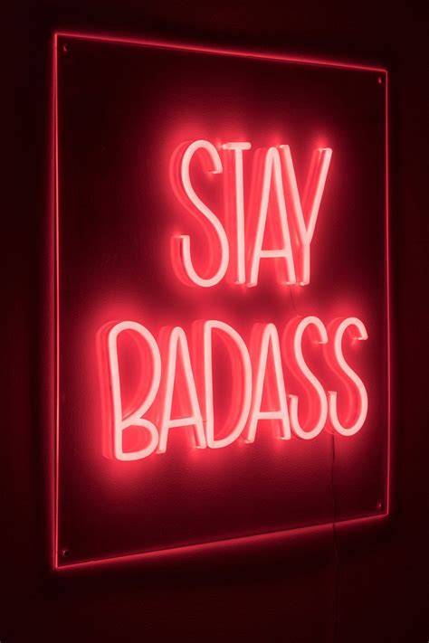 LED red neon sign | Bold Monkey Badass Non Social in 2021 | Red aesthetic grunge, Neon signs ...