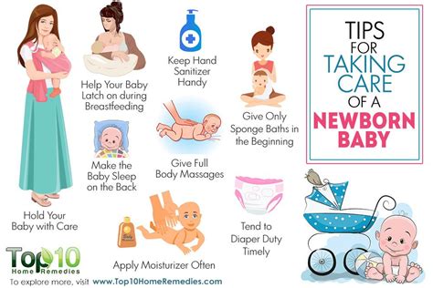 Top 10 Tips for Taking Care of a Newborn Baby | Top 10 Home Remedies