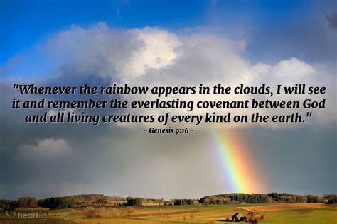 Rainbow Bible Verse Genesis