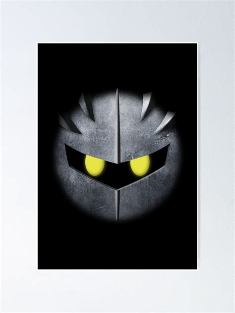 "Meta Knight Mask" Poster for Sale by Colossal | Redbubble