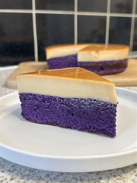 Ube Leche Flan Cake | Ash Baber