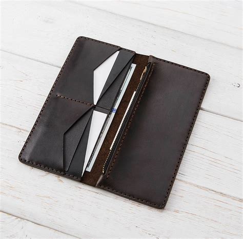 Women Personalized Leather Zipper Wallet Clutch Women Wallet - Etsy