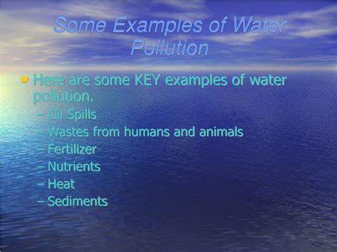 PPT - Water Pollution PowerPoint Presentation - ID:305355