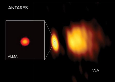 Unprecedented Astronomy: Atmosphere of the Red Supergiant Star Antares Revealed by Radio Telescopes