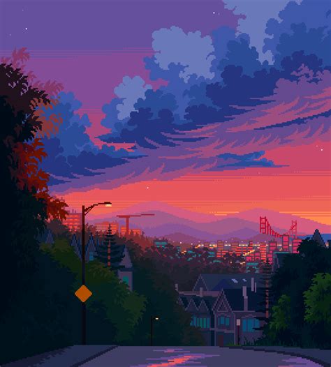 the bay, me, pixel art, 2019. : r/Art