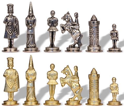 Metal Chess Pieces - The Chess Store