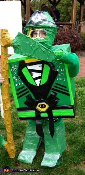 Lego Ninjago Green Ninja Homemade Halloween Costume