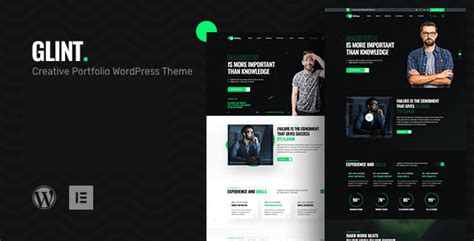 Download Glint - Personal Portfolio WordPress Theme Free Nulled