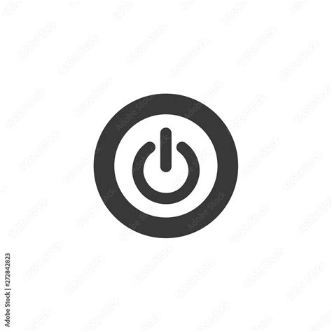 Power Button Icon. On/Off switch symbol in modern style for web site and mobile app Vector ...