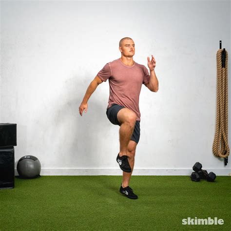 Skips in Place - Exercise How-to - Workout Trainer by Skimble