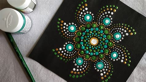 Mandala Dot Painting Tutorial For Beginners ~ Dotting Mandala | Bodendwasuct