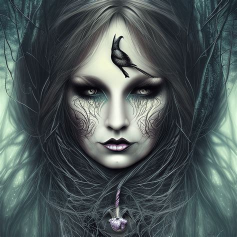 Beautiful Witch Fantasy Art · Creative Fabrica