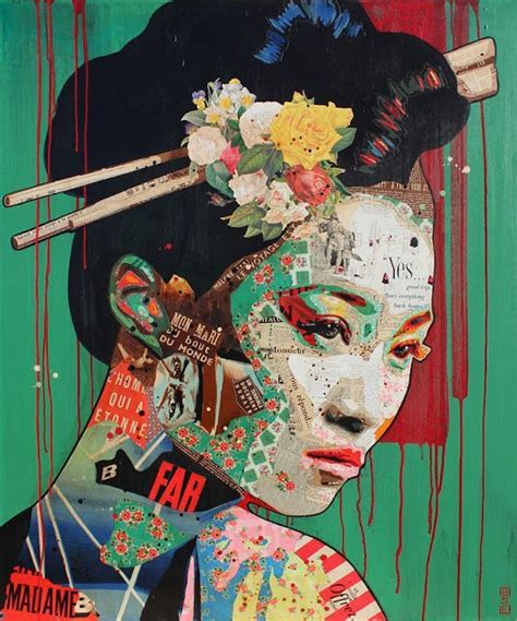 Arnaud Bauville, (b. 1971) | Art painting, Pop art, Paper collage art