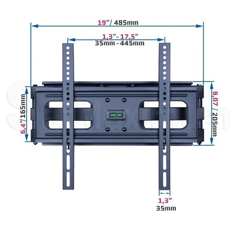 TV Wall Mount for 32”-55”, Tilt, Up to 110bs,VESA 100 -400mm, SatMaximum