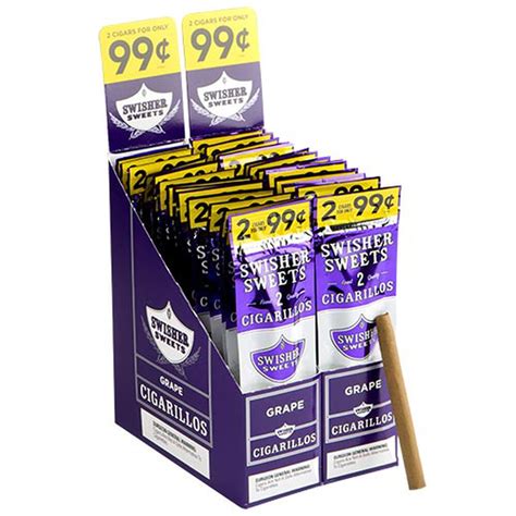 Swisher Sweets Cigarillos Grape Packs | JR Cigars