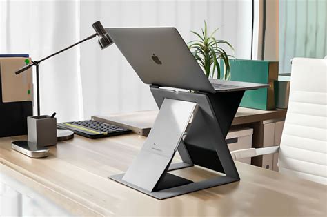 Ergonomic Elevated Laptop Stands : sit stand laptop desk