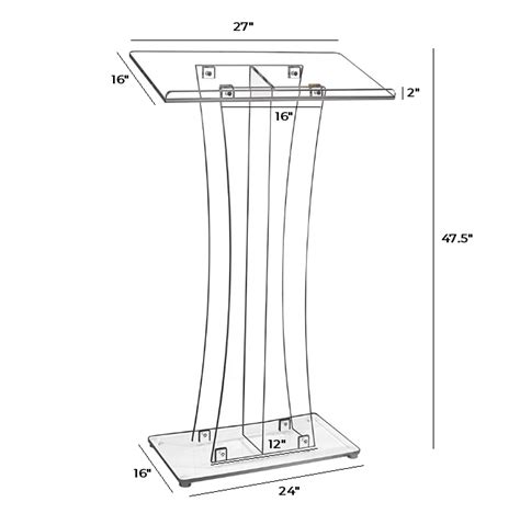 Ukuran Standard Podium Dimensions - IMAGESEE