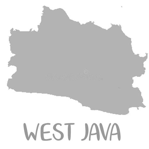 High Quality Map of West Java is a Province of Indonesia Stock Illustration - Illustration of ...