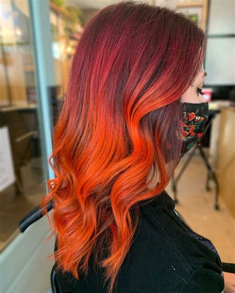 23+ Gorgeous Ideas For Neon Orange Hair That Turns Heads