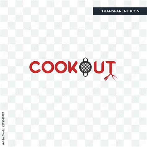 cookout vector icon isolated on transparent background, cookout logo design Stock Vector | Adobe ...