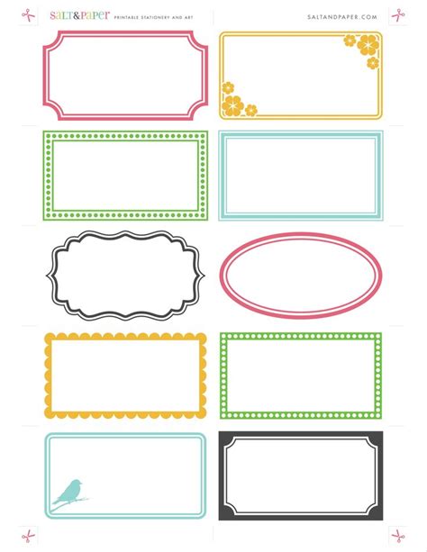 15 best Doodle Frames & Border Labels images on Pinterest | Printable labels, Printable tags and ...