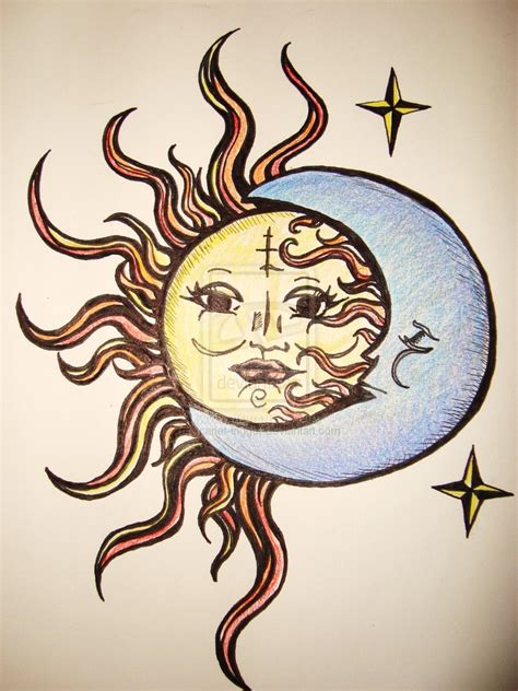 Sun And Moon Drawing Tumblr at GetDrawings | Free download